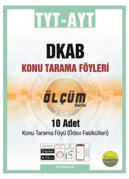 TYT AYT Din Kültürü Konu Tarama Föyleri Ölçüm Serisi 10 Fasikül Pano Yayınları ürün görseli 1