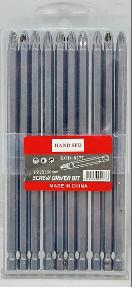 Hand SFD PZ2X150 MM Yıldız Bits Uç 10 Adet ürün görseli 1