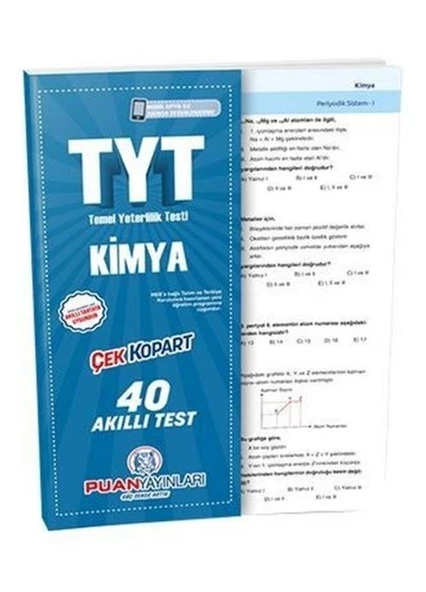 2023 TYT Kimya Yaprak Test Puan Yayınları ürün görseli 1