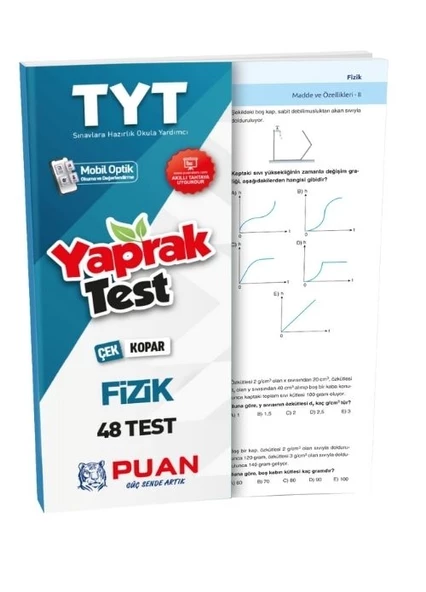 TYT Fizik Yaprak Test Puan Yayınları ürün görseli 1