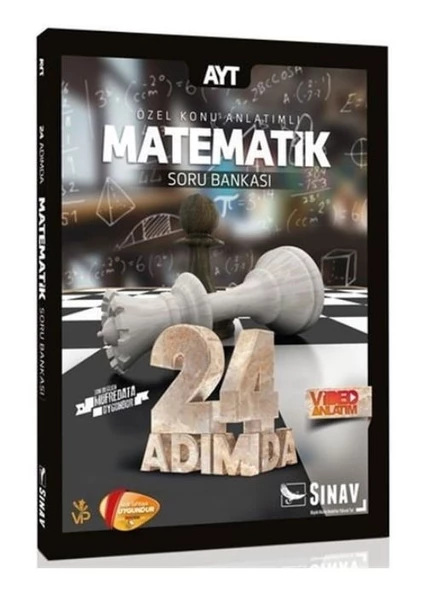 AYT Matematik 24 Adımda Özel Konu Anlatımlı Soru Bankası Sınav Dergisi Yayınları ürün görseli 1