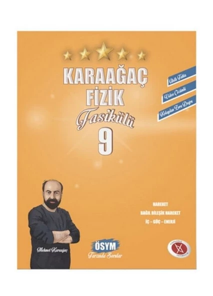 Fizik Fasikülleri 9 Karaağaç Yayınları ürün görseli 1