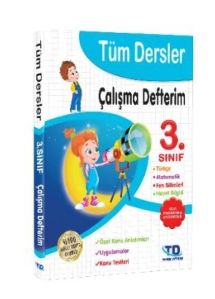 3. Sınıf Tüm Dersler Çalışma Defterim Tandem Yayınları ürün görseli 1