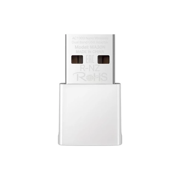 MERCUSYS MA30N AC1300 Nano Wireless Dual Band USB Adaptör ürün görseli 1