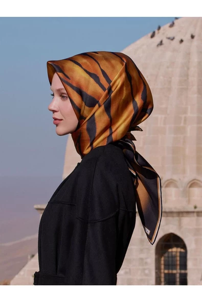 İpek Eşarp  Sonbahar Kış - 9020d-09 - Sura - Anka Modeli ürün görseli 1