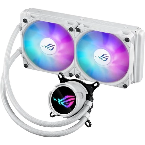ASUS 240MM ROG STRIX III 240 ARGB AM5-1700P SIVI SOĞUTMALI İŞLEMCİ FANI BEYAZ ürün görseli 1