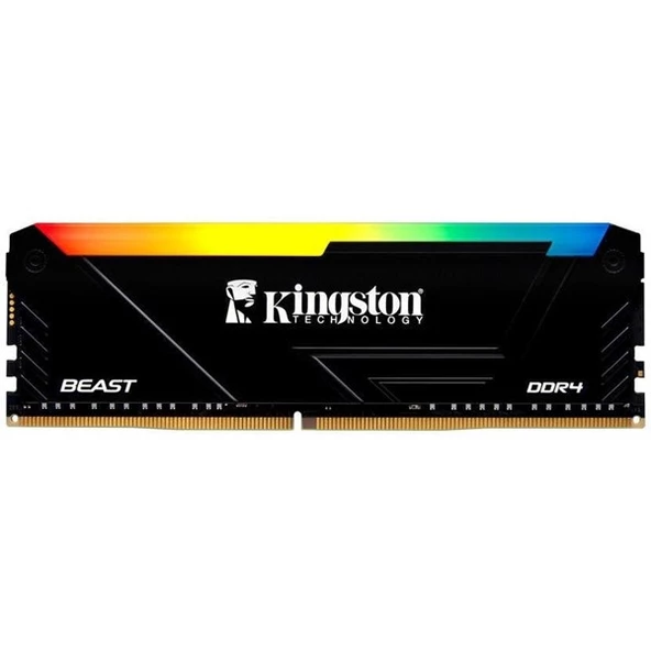 KINGSTON  8GB DDR4 3200MHZ CL16 RGB PC RAM BEAST KF432C16BB2A-8TR ürün görseli 1