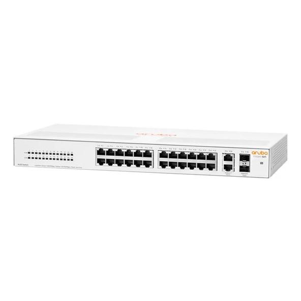 ARUBA 24port Instant On 1430-24G R8R50A GIGABIT 2-SFP YÖNETİLEMEZ SWITCH ürün görseli 1