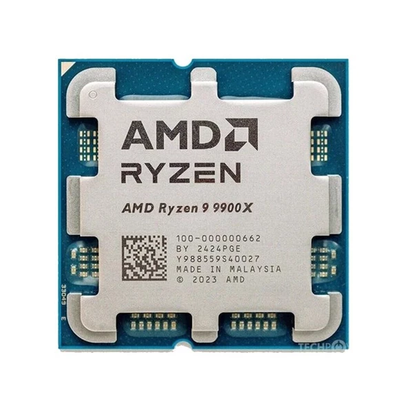 AMD RYZEN 9 9900X 78MB 12çekirdekli O/B UHD AM5 120w Kutusuz+Fansız ürün görseli 1