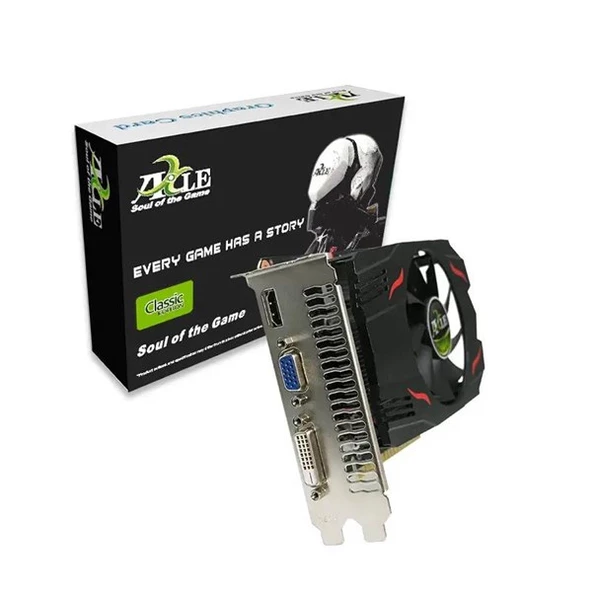 AXLE 4GB AX-GT740/4GD5P8CDI GDDR5 128bit HDMI-DVI PCIE 2.0 ürün görseli 1