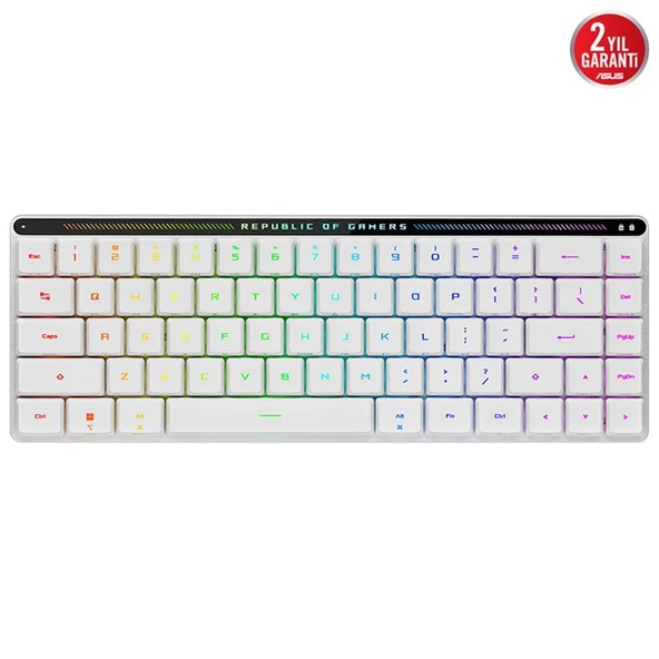 ASUS ROG FALCHION RX Kablosuz Low Profile Aura Sync Oyuncu Klavyesi ürün görseli 1
