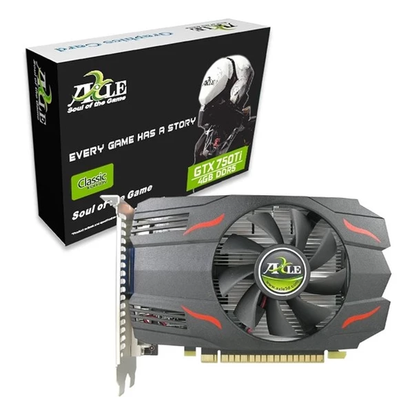 AXLE 4GB AX-GTX750TI/4GD5P8CDI GTX750TI DDR5 128bit PCIE 2.0 ürün görseli 1