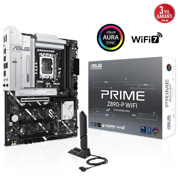 ASUS TUF GAMING Z890-PLUS WIFI-7 DDR5 THUNDERBOLT-HDMI DP PCIE 5.0 1851p ATX ürün görseli 1