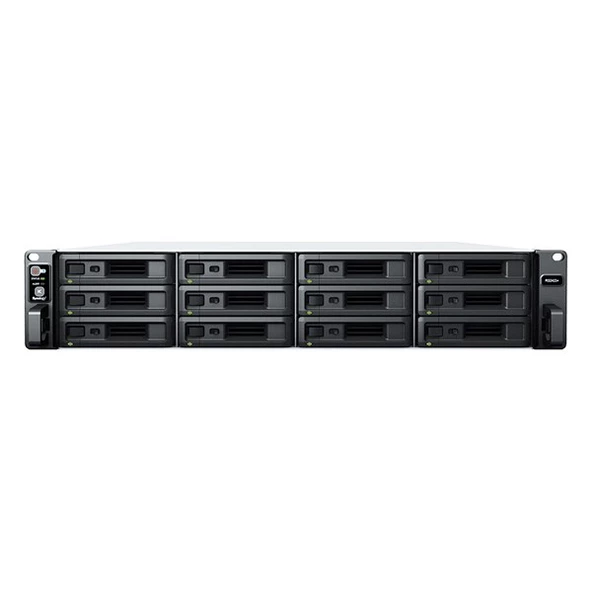 SYNOLOGY RS2423 PLUS RYZEN V1780B-8GB RAM-12-diskli RACK NAS SUNUCU (DİSKSİZ) ürün görseli 1