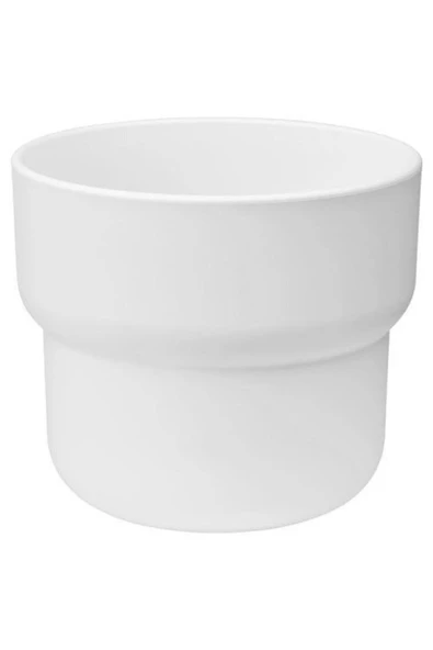 IKEA Förenlıg 12 cm Dekoratif Beyaz Saksı - Resim 2