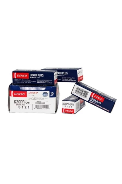 DENSO Buji Civic 88-95 1.3-1.5 City 04- Jazz 02-lancer Takım K20pr-u11 ürün görseli 1