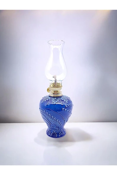 sharpart  Sharp&art Çini El Işlemesi Dekoratif Gaz Lambası ürün görseli 1