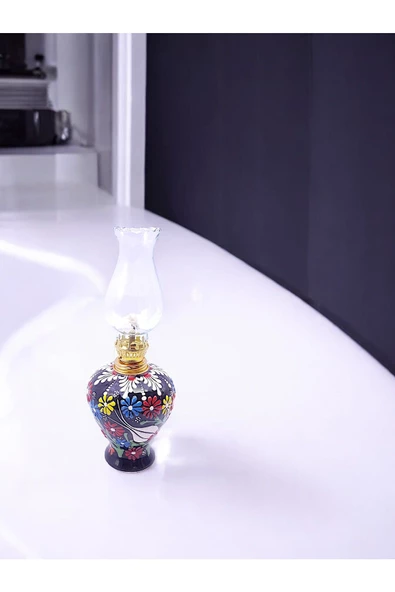 sharpart  Sharp&art Çini El Işlemesi Dekoratif Gaz Lambası - Resim 7
