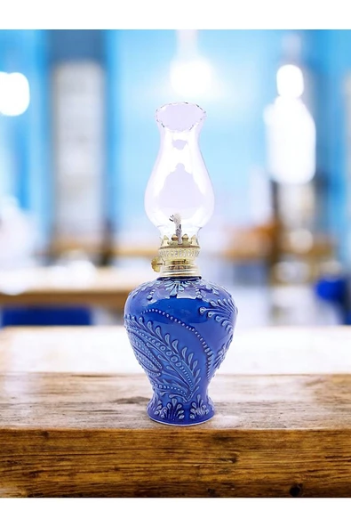 sharpart  Sharp&art Çini El Işlemesi Dekoratif Gaz Lambası - Resim 6