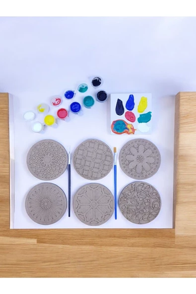 sharpart  sharp&art Ahşap Mandala Hobi Boyama Setleri - Resim 6