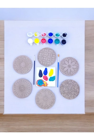 sharpart  sharp&art Ahşap Mandala Hobi Boyama Setleri ürün görseli 1