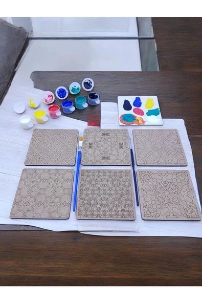sharpart  sharp&art Ahşap Mandala Hobi Boyama Setleri - Resim 8