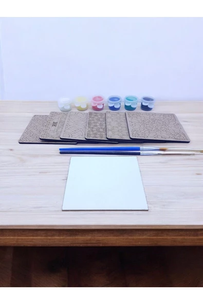 sharpart  sharp&art Ahşap Mandala Hobi Boyama Setleri - Resim 7