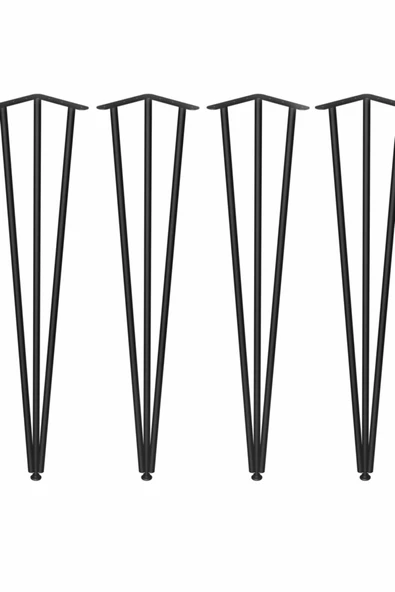 ilkal Tel Masa Ayakları 4 Adet 70 Cm Firkete Ayak - Masa Ayakları - Tek Ebat ürün görseli 1