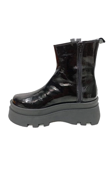 Dr.Flexer 218301-285 Hakiki Rugan Deri Anatomik Kadın Bot - Resim 2
