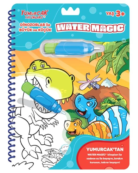 Dinozorlar ile Büyük ve Küçük Water Magic Yumurcak Yayınları ürün görseli 1