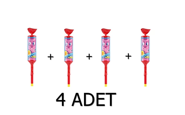 Chupa Chups Melody Pops Düdüklü Lolipop Şeker - Çilekli 15g x 4 Adet ürün görseli 1