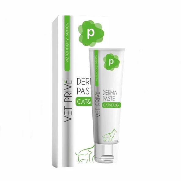 Vet Prive Derma Paste Dermatolojik Cilt Sağlığı Macun 100 gr ürün görseli 1