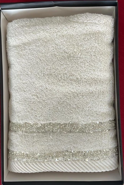 LEYDİ HOME SENA BEJ HAVLU 50X90 CM ürün görseli 1