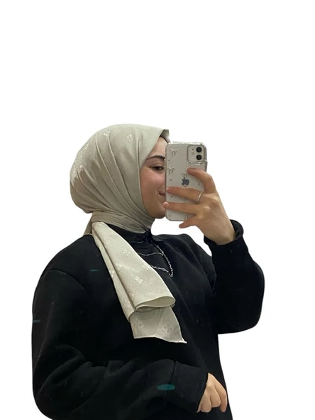 JAKARLI MİNİ KARE DESENLİ ŞAL 1018 - Resim 2