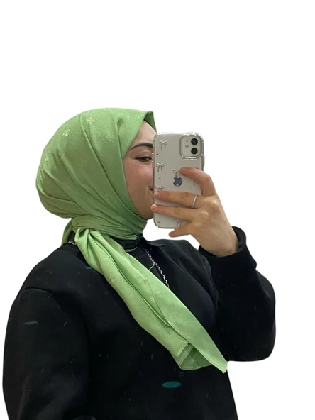 JAKARLI MİNİ KARE DESENLİ ŞAL 1018 - Resim 10