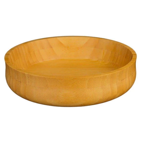 Mien Dayanıklı Bambu Bohem Kase 24 cm Büyük Boy (L) 1 Adet 7B123 ürün görseli 1