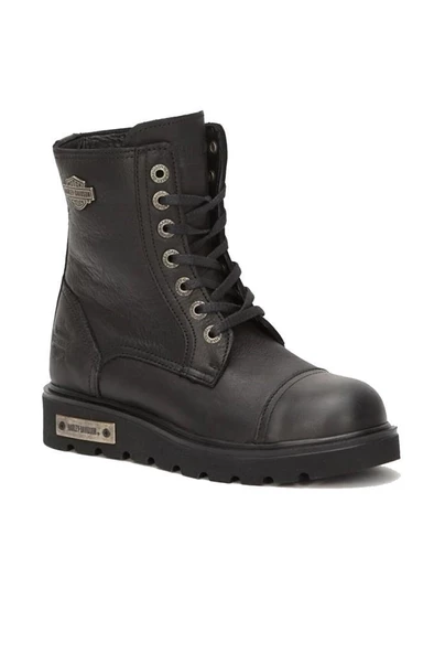 Harley Davidson Tums Hakiki Deri Bot 36-40 Black Baskılı Deri ürün görseli 1