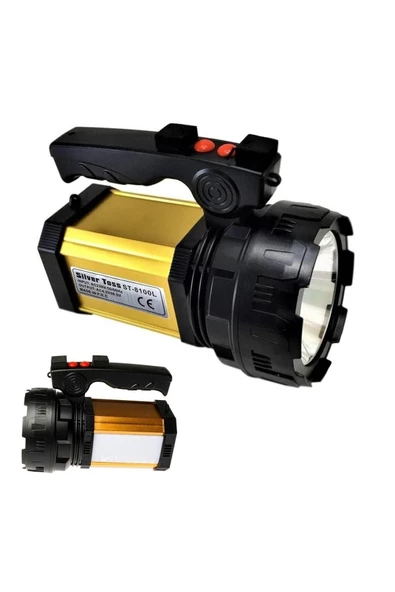 El Feneri Projektör+ışıldak Şarjlı 25 Watt St-8100l ürün görseli 1