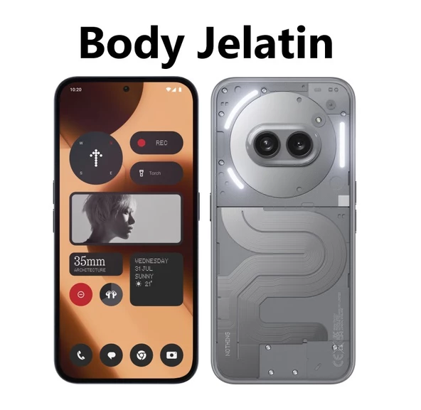 Nothing Phone 2a Plus Uyumlu Parmak izi bırakmaz Hayalet MAT Ekran Koruyucu Nano Jelatin ürün görseli 1