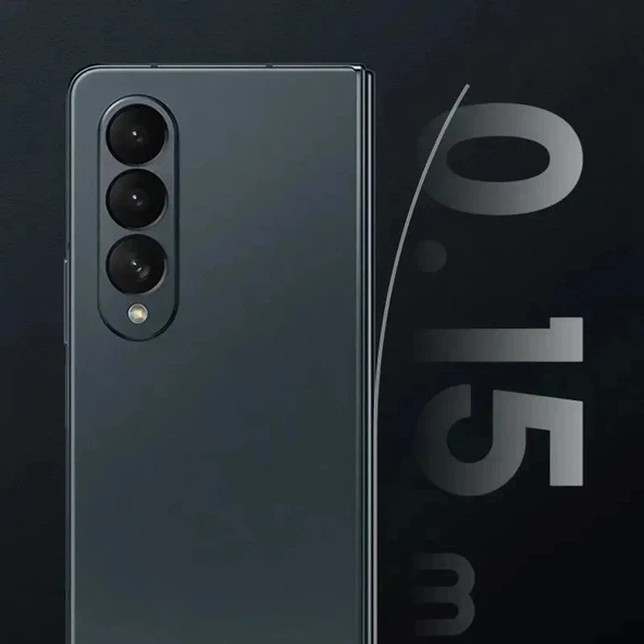 Samsung Galaxy Z Flip 6 Uyumlu Premium Çerçeve filmi  Şeffaf Ultra koruyucu Nano Jelatin ürün görseli 1