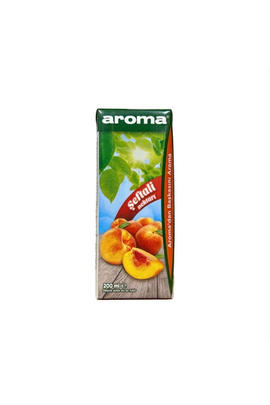Aroma Şeftali Nektarı 200 ml X 27 Adet - Resim 2