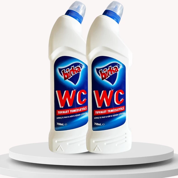 Birka WC Tuvalet ve Pisuvar Temizleyici 2 Adet x 750 ml - Güçlü Pas ve Kireç Çözücü, Tuvalet Hijyeninde Üstün Performans ürün görseli 1