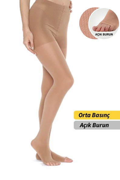 MORSA CYBERG® KÜLOTLU AÇIK BURUN ORTA BASINÇ Varis Çorabı Ccl 2 ürün görseli 1
