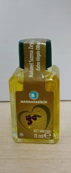 Natural Sızma Zeytinyağı 11 ML Cam Şişede  Marmara Birlik ürün görseli 1