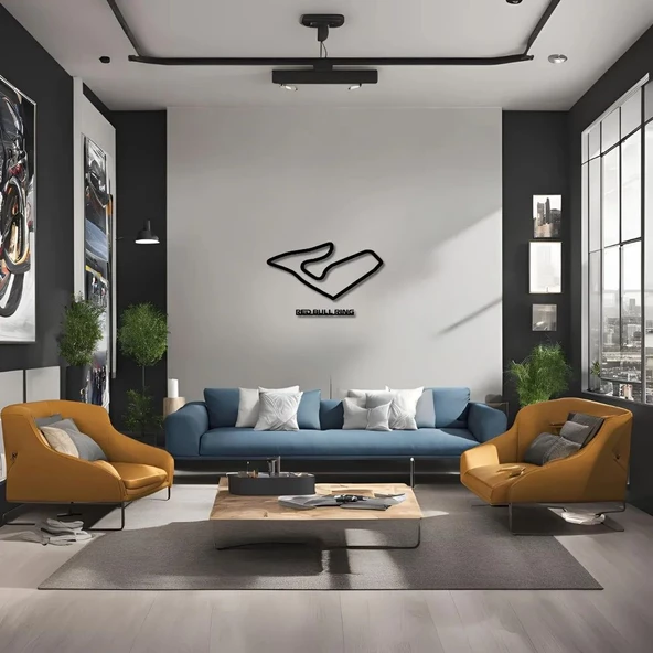 Modern Metal Duvar Sanatı Avusturya Grand Prix Metal Duvar Tablosu Formula 1 ürün görseli 1