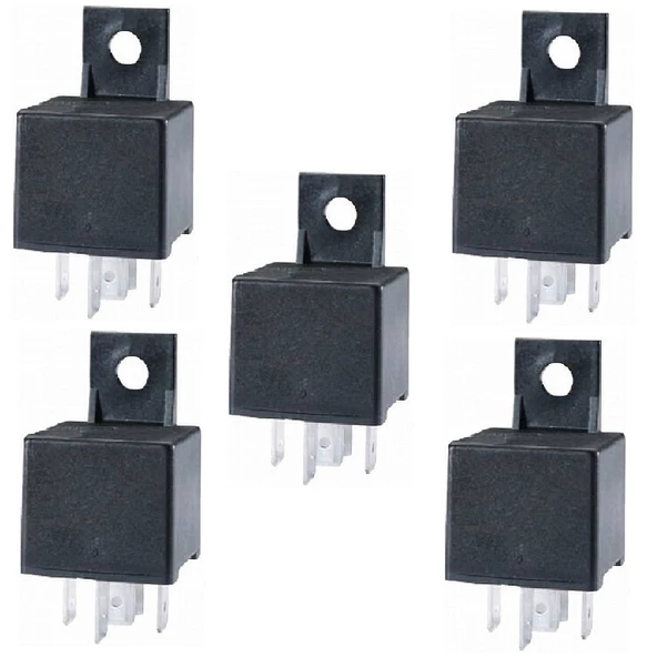 HELLA 24V Röle 5 Uçlu Çift Platin 10/20A 4RD 933 332-16 - 5 Adet ürün görseli 1