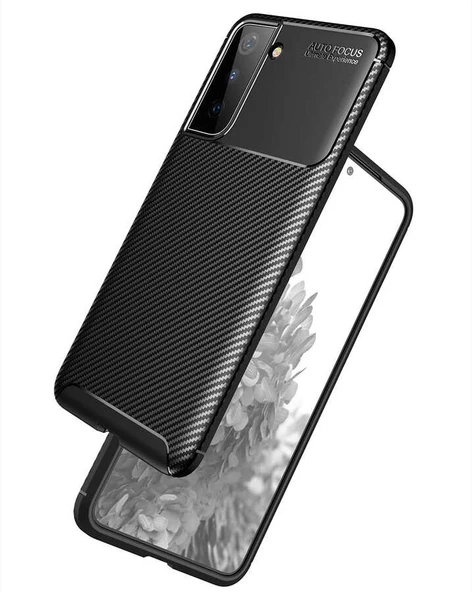 Samsung Galaxy S21 Plus Kılıf Negro Silikon Kapak - Resim 2
