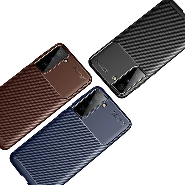 Samsung Galaxy S21 Plus Kılıf Negro Silikon Kapak - Resim 5