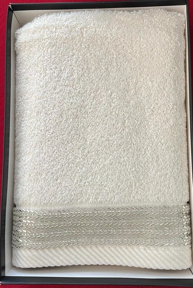 LEYDİ HOME CİHANGİR BEJ HAVLU 50X90 CM ürün görseli 1