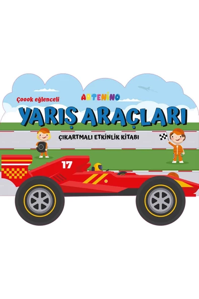 ŞEKİLLİ ARAÇLAR - YARIŞ ARAÇLARI - ÇIKARTMALI AKTİVİTE KİTABI ürün görseli 1